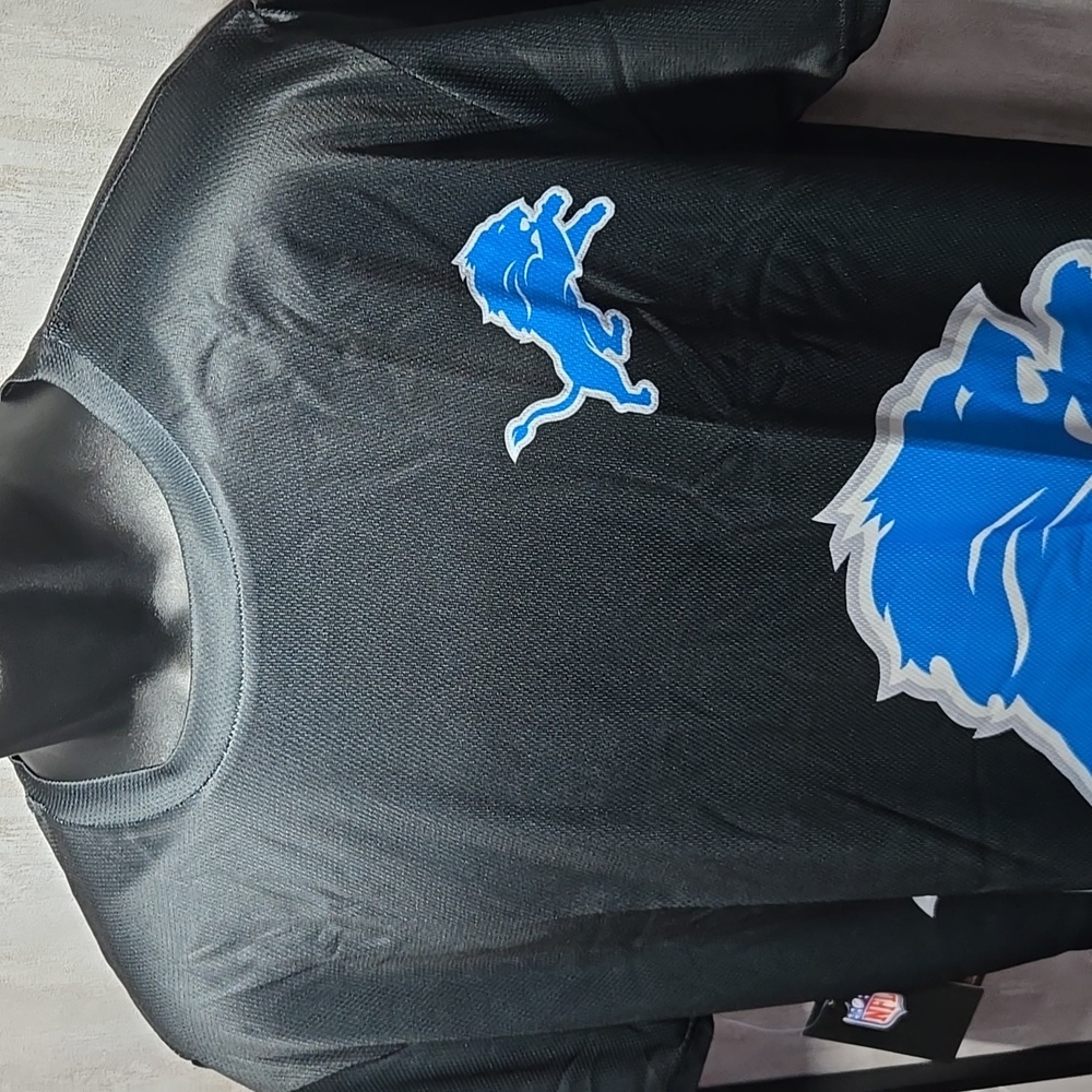 M Detroit Lions Custom Sublimated NFL Football Game Day Fan Jersey - Picture 4 of 8